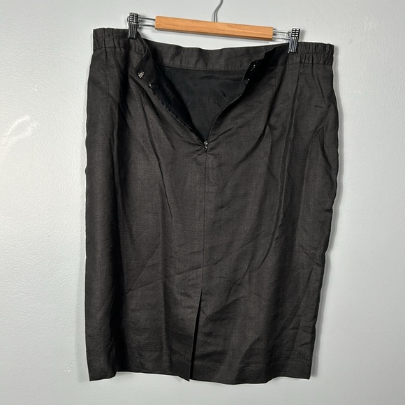 Blue Vintage Beaded Embroidered Skirt Suit Set size 18 Black and gold vintage - Picture 14 of 17